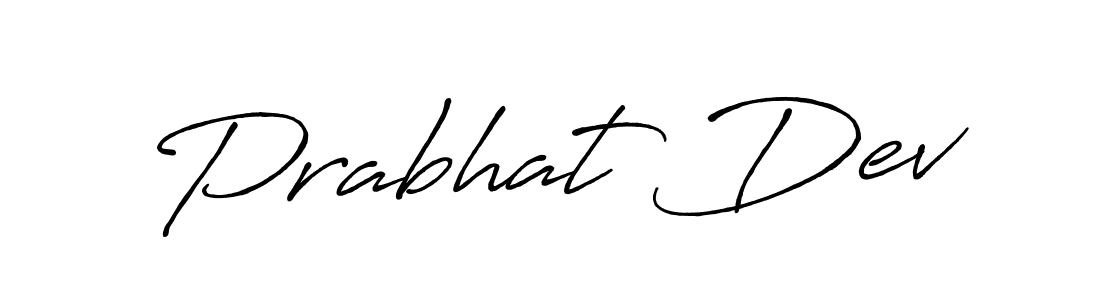 Also we have Prabhat Dev name is the best signature style. Create professional handwritten signature collection using Antro_Vectra_Bolder autograph style. Prabhat Dev signature style 7 images and pictures png
