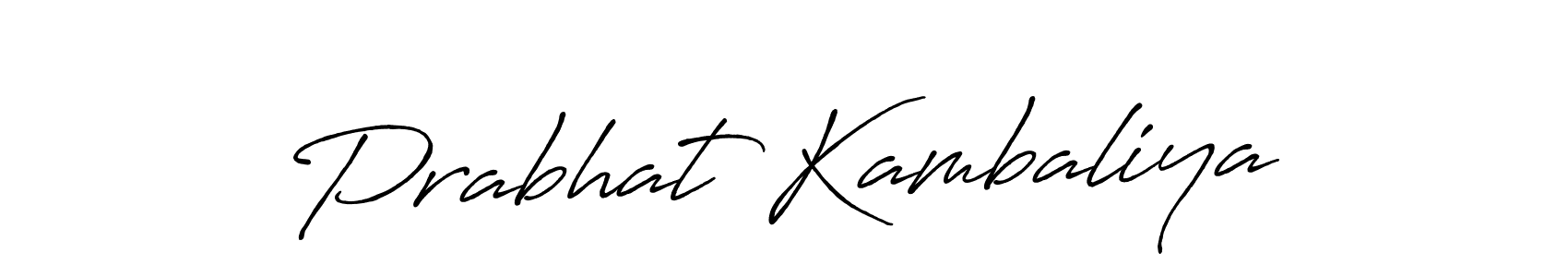It looks lik you need a new signature style for name Prabhat Kambaliya. Design unique handwritten (Antro_Vectra_Bolder) signature with our free signature maker in just a few clicks. Prabhat Kambaliya signature style 7 images and pictures png