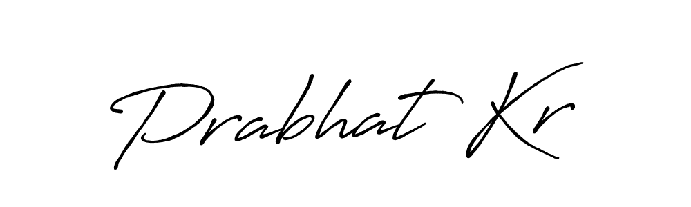 Use a signature maker to create a handwritten signature online. With this signature software, you can design (Antro_Vectra_Bolder) your own signature for name Prabhat Kr. Prabhat Kr signature style 7 images and pictures png