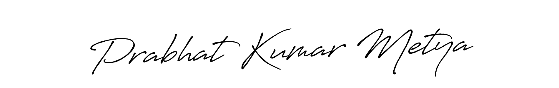 How to make Prabhat Kumar Metya signature? Antro_Vectra_Bolder is a professional autograph style. Create handwritten signature for Prabhat Kumar Metya name. Prabhat Kumar Metya signature style 7 images and pictures png