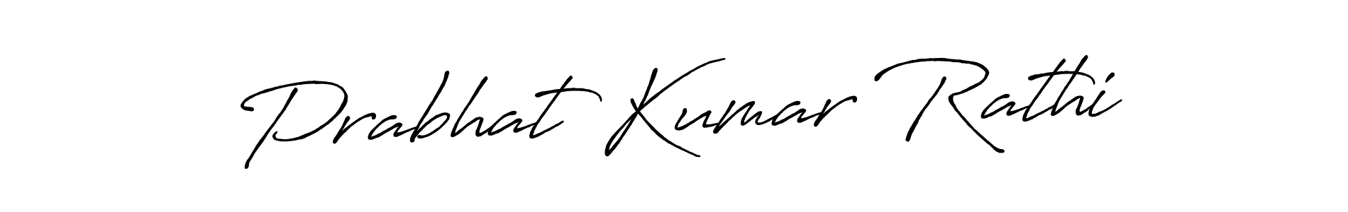 Antro_Vectra_Bolder is a professional signature style that is perfect for those who want to add a touch of class to their signature. It is also a great choice for those who want to make their signature more unique. Get Prabhat Kumar Rathi name to fancy signature for free. Prabhat Kumar Rathi signature style 7 images and pictures png