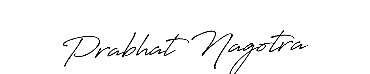 Use a signature maker to create a handwritten signature online. With this signature software, you can design (Antro_Vectra_Bolder) your own signature for name Prabhat Nagotra. Prabhat Nagotra signature style 7 images and pictures png