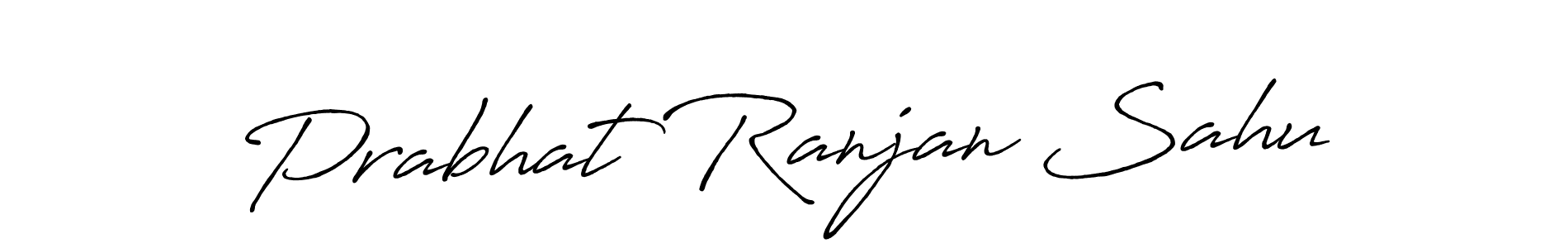 How to make Prabhat Ranjan Sahu signature? Antro_Vectra_Bolder is a professional autograph style. Create handwritten signature for Prabhat Ranjan Sahu name. Prabhat Ranjan Sahu signature style 7 images and pictures png