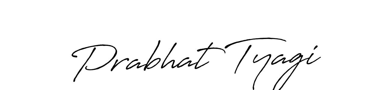 Use a signature maker to create a handwritten signature online. With this signature software, you can design (Antro_Vectra_Bolder) your own signature for name Prabhat Tyagi. Prabhat Tyagi signature style 7 images and pictures png