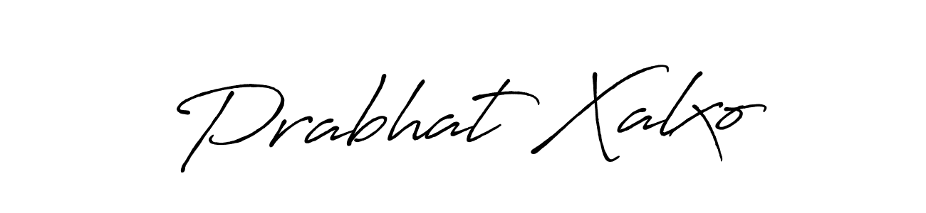Design your own signature with our free online signature maker. With this signature software, you can create a handwritten (Antro_Vectra_Bolder) signature for name Prabhat Xalxo. Prabhat Xalxo signature style 7 images and pictures png
