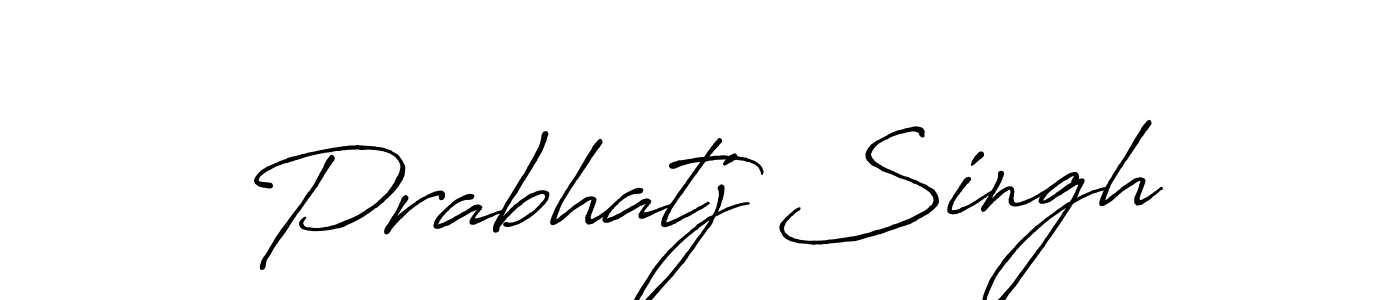 How to make Prabhatj Singh signature? Antro_Vectra_Bolder is a professional autograph style. Create handwritten signature for Prabhatj Singh name. Prabhatj Singh signature style 7 images and pictures png