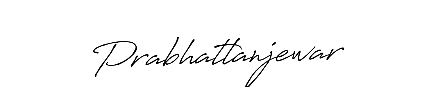 How to make Prabhatlanjewar name signature. Use Antro_Vectra_Bolder style for creating short signs online. This is the latest handwritten sign. Prabhatlanjewar signature style 7 images and pictures png