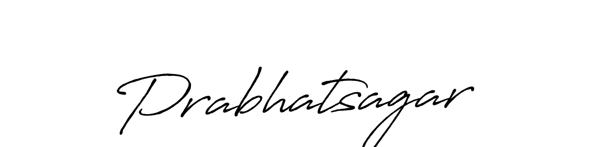 Prabhatsagar stylish signature style. Best Handwritten Sign (Antro_Vectra_Bolder) for my name. Handwritten Signature Collection Ideas for my name Prabhatsagar. Prabhatsagar signature style 7 images and pictures png