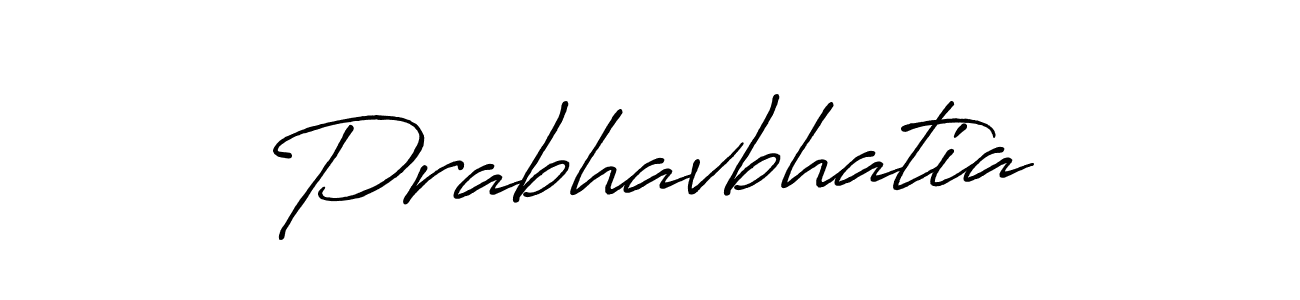 It looks lik you need a new signature style for name Prabhavbhatia. Design unique handwritten (Antro_Vectra_Bolder) signature with our free signature maker in just a few clicks. Prabhavbhatia signature style 7 images and pictures png