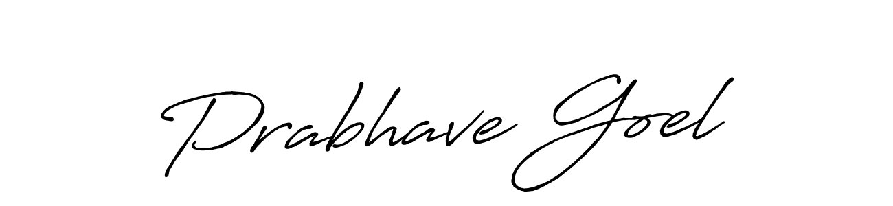 How to Draw Prabhave Goel signature style? Antro_Vectra_Bolder is a latest design signature styles for name Prabhave Goel. Prabhave Goel signature style 7 images and pictures png