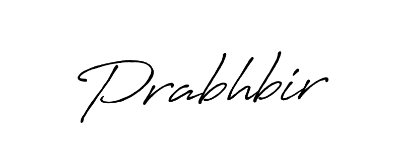 Create a beautiful signature design for name Prabhbir. With this signature (Antro_Vectra_Bolder) fonts, you can make a handwritten signature for free. Prabhbir signature style 7 images and pictures png