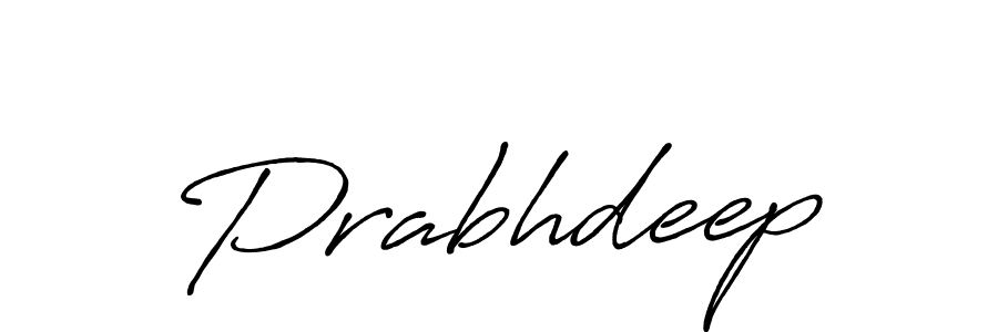 Use a signature maker to create a handwritten signature online. With this signature software, you can design (Antro_Vectra_Bolder) your own signature for name Prabhdeep. Prabhdeep signature style 7 images and pictures png