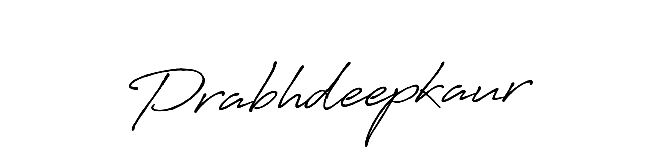 Use a signature maker to create a handwritten signature online. With this signature software, you can design (Antro_Vectra_Bolder) your own signature for name Prabhdeepkaur. Prabhdeepkaur signature style 7 images and pictures png