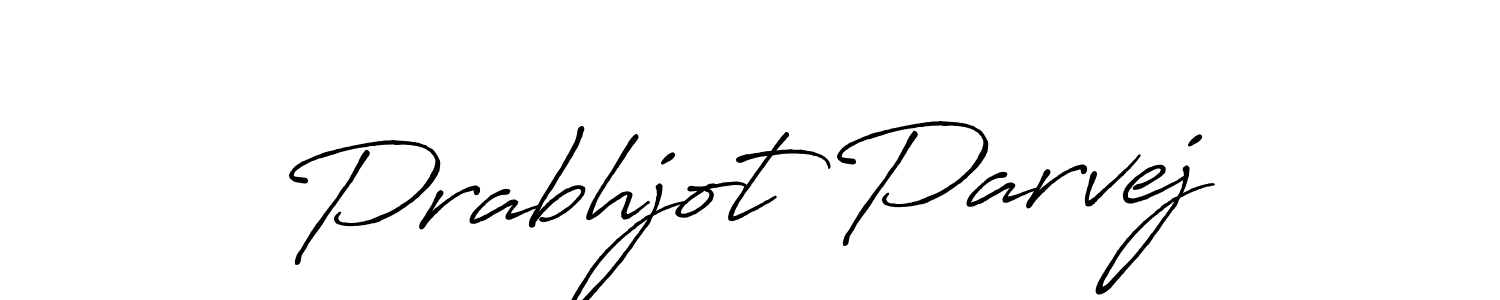 if you are searching for the best signature style for your name Prabhjot Parvej. so please give up your signature search. here we have designed multiple signature styles  using Antro_Vectra_Bolder. Prabhjot Parvej signature style 7 images and pictures png