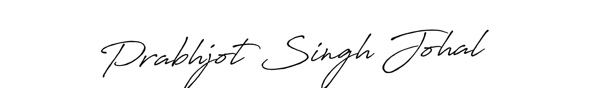 Prabhjot Singh Johal stylish signature style. Best Handwritten Sign (Antro_Vectra_Bolder) for my name. Handwritten Signature Collection Ideas for my name Prabhjot Singh Johal. Prabhjot Singh Johal signature style 7 images and pictures png