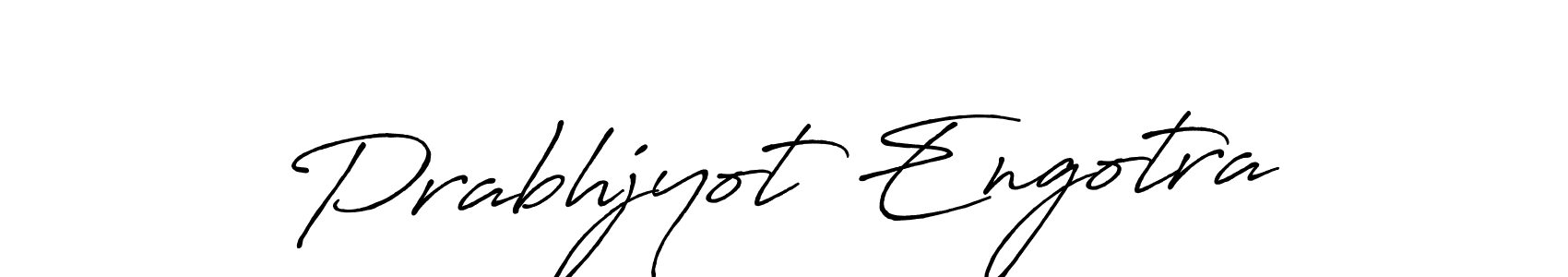 Design your own signature with our free online signature maker. With this signature software, you can create a handwritten (Antro_Vectra_Bolder) signature for name Prabhjyot Engotra. Prabhjyot Engotra signature style 7 images and pictures png