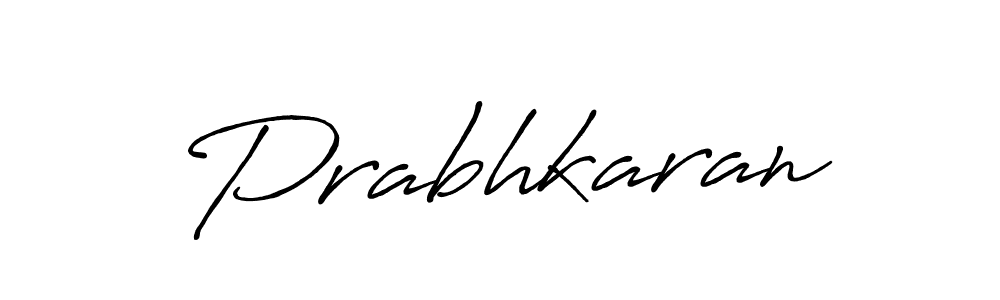 How to make Prabhkaran name signature. Use Antro_Vectra_Bolder style for creating short signs online. This is the latest handwritten sign. Prabhkaran signature style 7 images and pictures png
