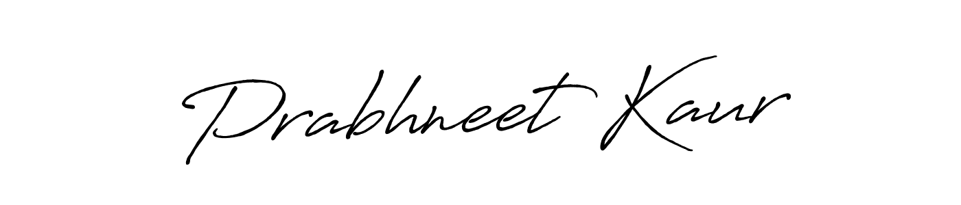Use a signature maker to create a handwritten signature online. With this signature software, you can design (Antro_Vectra_Bolder) your own signature for name Prabhneet Kaur. Prabhneet Kaur signature style 7 images and pictures png