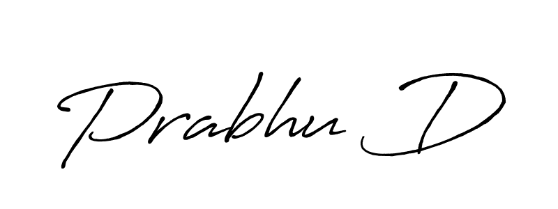 The best way (Antro_Vectra_Bolder) to make a short signature is to pick only two or three words in your name. The name Prabhu D include a total of six letters. For converting this name. Prabhu D signature style 7 images and pictures png