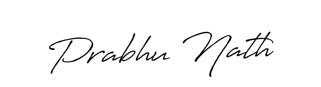 Design your own signature with our free online signature maker. With this signature software, you can create a handwritten (Antro_Vectra_Bolder) signature for name Prabhu Nath. Prabhu Nath signature style 7 images and pictures png
