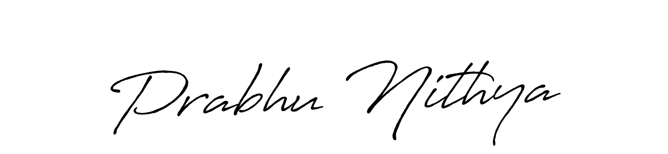 How to make Prabhu Nithya signature? Antro_Vectra_Bolder is a professional autograph style. Create handwritten signature for Prabhu Nithya name. Prabhu Nithya signature style 7 images and pictures png