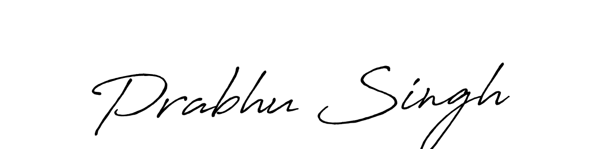 You should practise on your own different ways (Antro_Vectra_Bolder) to write your name (Prabhu Singh) in signature. don't let someone else do it for you. Prabhu Singh signature style 7 images and pictures png