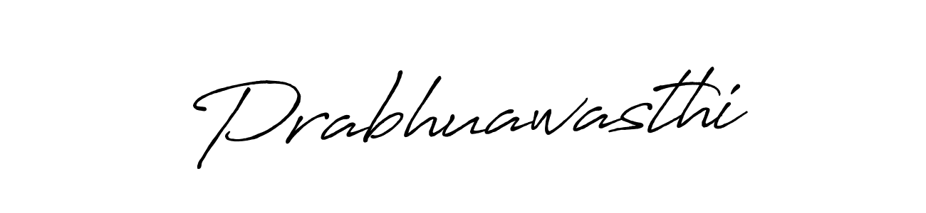 Create a beautiful signature design for name Prabhuawasthi. With this signature (Antro_Vectra_Bolder) fonts, you can make a handwritten signature for free. Prabhuawasthi signature style 7 images and pictures png