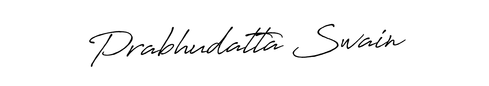 Create a beautiful signature design for name Prabhudatta Swain. With this signature (Antro_Vectra_Bolder) fonts, you can make a handwritten signature for free. Prabhudatta Swain signature style 7 images and pictures png