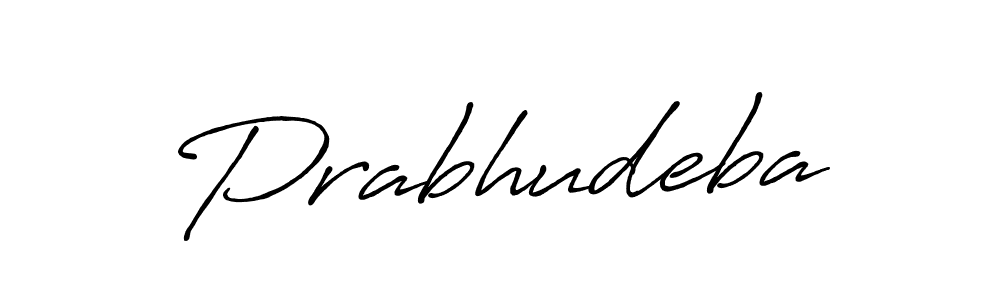 Also You can easily find your signature by using the search form. We will create Prabhudeba name handwritten signature images for you free of cost using Antro_Vectra_Bolder sign style. Prabhudeba signature style 7 images and pictures png