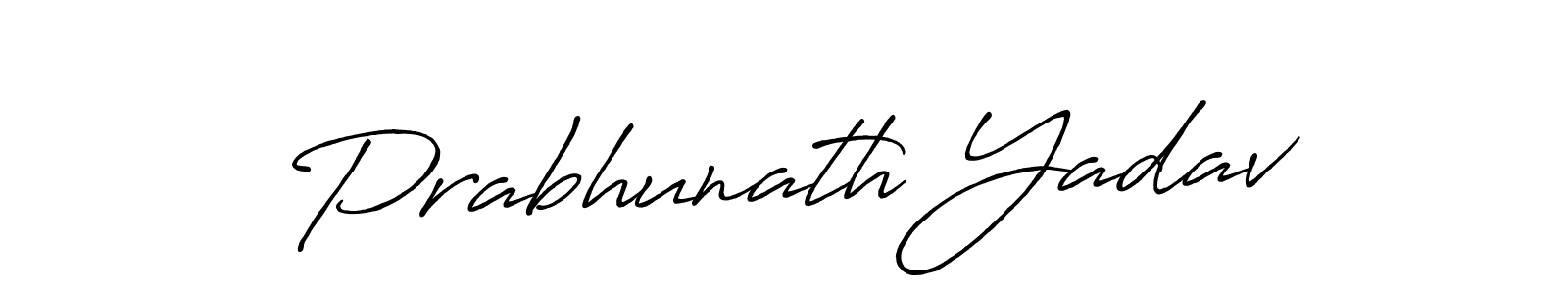 Similarly Antro_Vectra_Bolder is the best handwritten signature design. Signature creator online .You can use it as an online autograph creator for name Prabhunath Yadav. Prabhunath Yadav signature style 7 images and pictures png