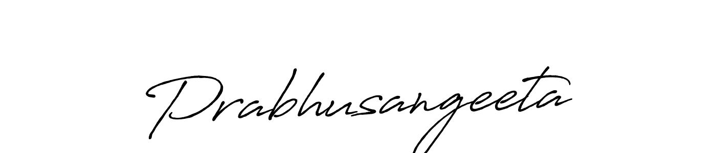 Also we have Prabhusangeeta name is the best signature style. Create professional handwritten signature collection using Antro_Vectra_Bolder autograph style. Prabhusangeeta signature style 7 images and pictures png