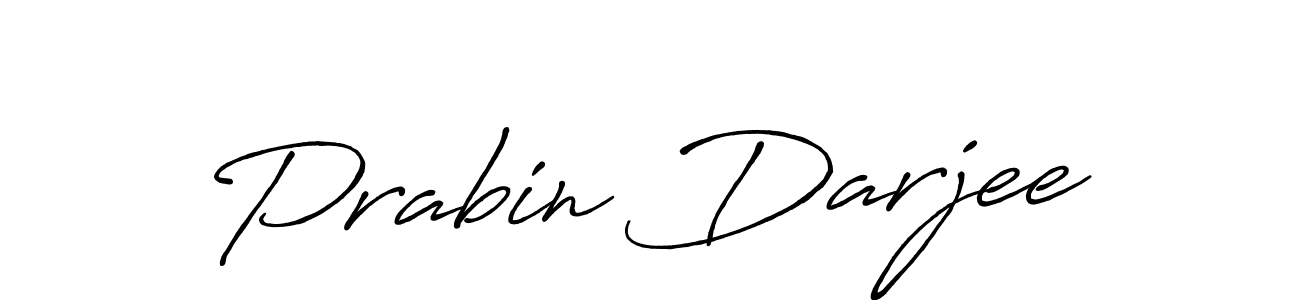 How to make Prabin Darjee signature? Antro_Vectra_Bolder is a professional autograph style. Create handwritten signature for Prabin Darjee name. Prabin Darjee signature style 7 images and pictures png