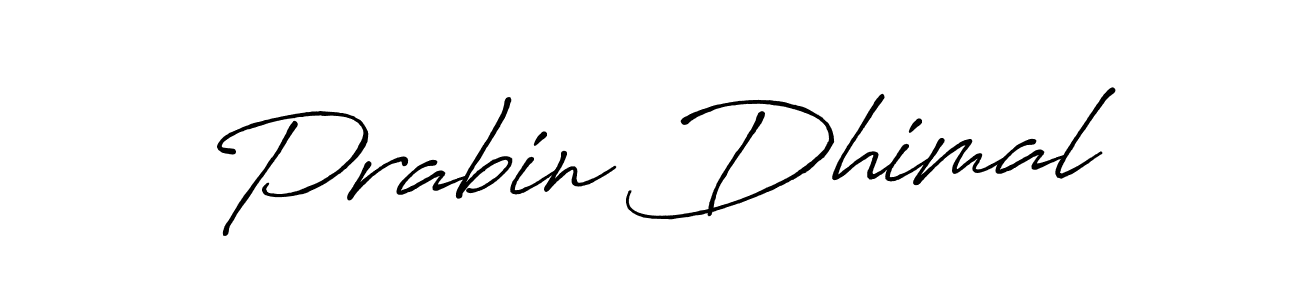 How to make Prabin Dhimal signature? Antro_Vectra_Bolder is a professional autograph style. Create handwritten signature for Prabin Dhimal name. Prabin Dhimal signature style 7 images and pictures png