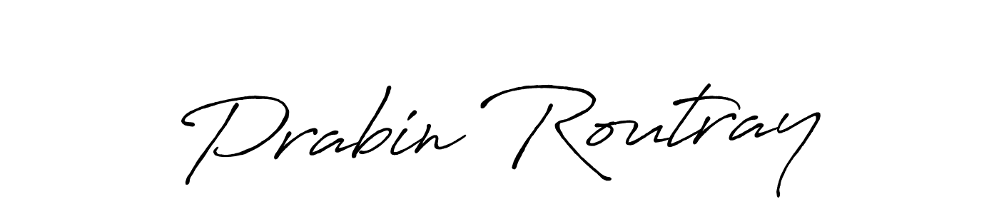 Use a signature maker to create a handwritten signature online. With this signature software, you can design (Antro_Vectra_Bolder) your own signature for name Prabin Routray. Prabin Routray signature style 7 images and pictures png