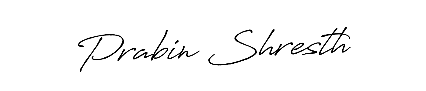 How to make Prabin Shresth signature? Antro_Vectra_Bolder is a professional autograph style. Create handwritten signature for Prabin Shresth name. Prabin Shresth signature style 7 images and pictures png