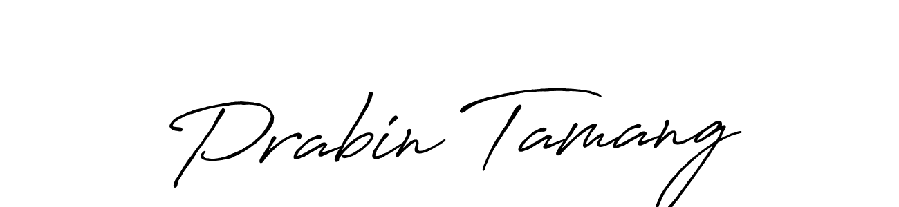 How to make Prabin Tamang signature? Antro_Vectra_Bolder is a professional autograph style. Create handwritten signature for Prabin Tamang name. Prabin Tamang signature style 7 images and pictures png