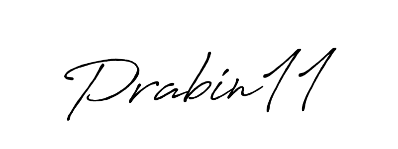 Also we have Prabin11 name is the best signature style. Create professional handwritten signature collection using Antro_Vectra_Bolder autograph style. Prabin11 signature style 7 images and pictures png