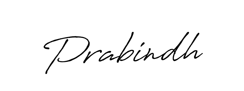 Create a beautiful signature design for name Prabindh. With this signature (Antro_Vectra_Bolder) fonts, you can make a handwritten signature for free. Prabindh signature style 7 images and pictures png