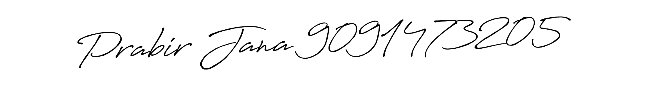 How to make Prabir Jana 9091473205 signature? Antro_Vectra_Bolder is a professional autograph style. Create handwritten signature for Prabir Jana 9091473205 name. Prabir Jana 9091473205 signature style 7 images and pictures png