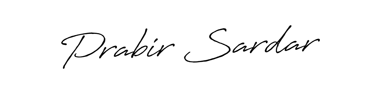 Also we have Prabir Sardar name is the best signature style. Create professional handwritten signature collection using Antro_Vectra_Bolder autograph style. Prabir Sardar signature style 7 images and pictures png