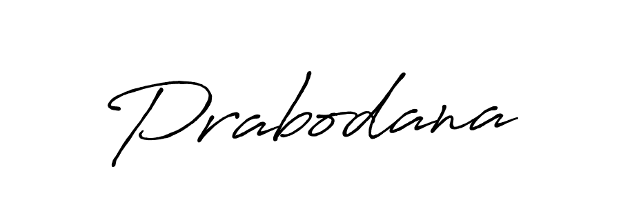 Prabodana stylish signature style. Best Handwritten Sign (Antro_Vectra_Bolder) for my name. Handwritten Signature Collection Ideas for my name Prabodana. Prabodana signature style 7 images and pictures png
