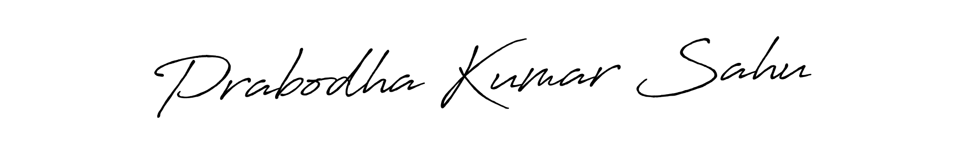 Make a beautiful signature design for name Prabodha Kumar Sahu. With this signature (Antro_Vectra_Bolder) style, you can create a handwritten signature for free. Prabodha Kumar Sahu signature style 7 images and pictures png