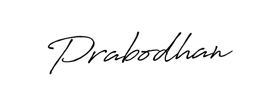 It looks lik you need a new signature style for name Prabodhan. Design unique handwritten (Antro_Vectra_Bolder) signature with our free signature maker in just a few clicks. Prabodhan signature style 7 images and pictures png