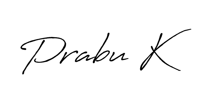 The best way (Antro_Vectra_Bolder) to make a short signature is to pick only two or three words in your name. The name Prabu K include a total of six letters. For converting this name. Prabu K signature style 7 images and pictures png