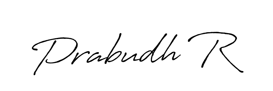 Best and Professional Signature Style for Prabudh R. Antro_Vectra_Bolder Best Signature Style Collection. Prabudh R signature style 7 images and pictures png