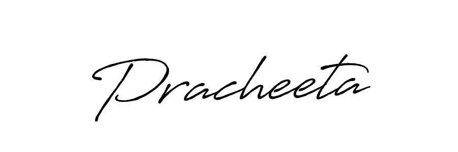 Create a beautiful signature design for name Pracheeta. With this signature (Antro_Vectra_Bolder) fonts, you can make a handwritten signature for free. Pracheeta signature style 7 images and pictures png