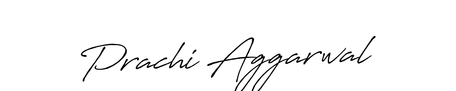 It looks lik you need a new signature style for name Prachi Aggarwal. Design unique handwritten (Antro_Vectra_Bolder) signature with our free signature maker in just a few clicks. Prachi Aggarwal signature style 7 images and pictures png