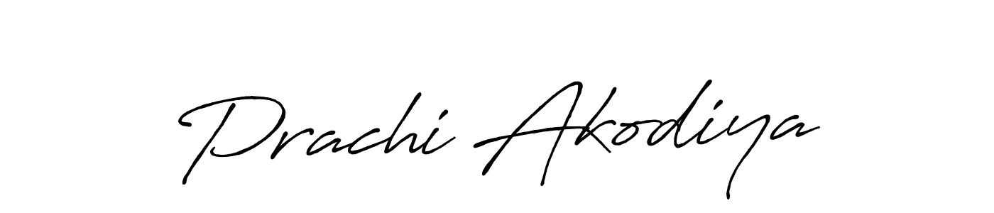 Prachi Akodiya stylish signature style. Best Handwritten Sign (Antro_Vectra_Bolder) for my name. Handwritten Signature Collection Ideas for my name Prachi Akodiya. Prachi Akodiya signature style 7 images and pictures png