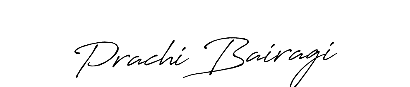 Make a short Prachi Bairagi signature style. Manage your documents anywhere anytime using Antro_Vectra_Bolder. Create and add eSignatures, submit forms, share and send files easily. Prachi Bairagi signature style 7 images and pictures png