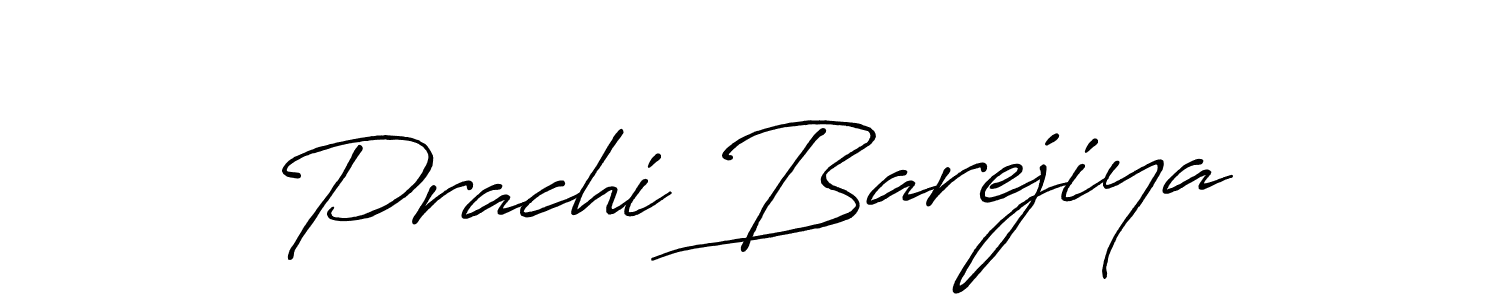 if you are searching for the best signature style for your name Prachi Barejiya. so please give up your signature search. here we have designed multiple signature styles  using Antro_Vectra_Bolder. Prachi Barejiya signature style 7 images and pictures png